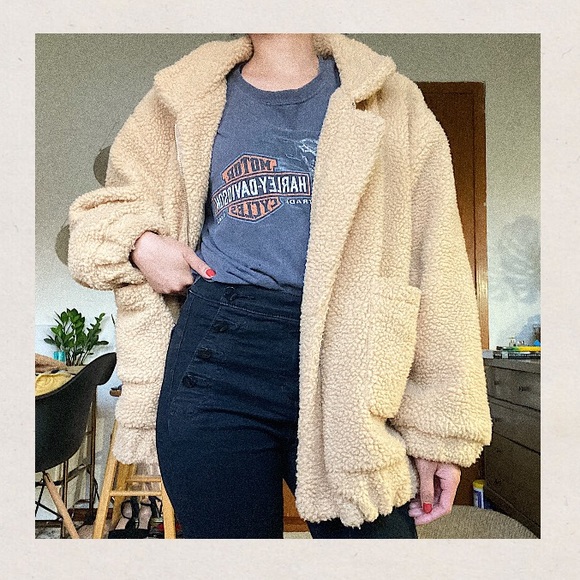 Oversized Teddy Jacket